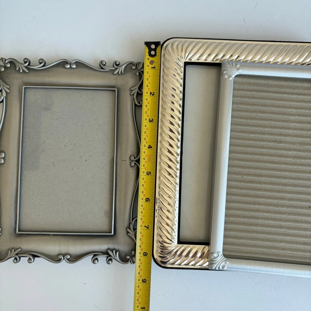 Vintage Silver Toned Picture Frame Set of 3